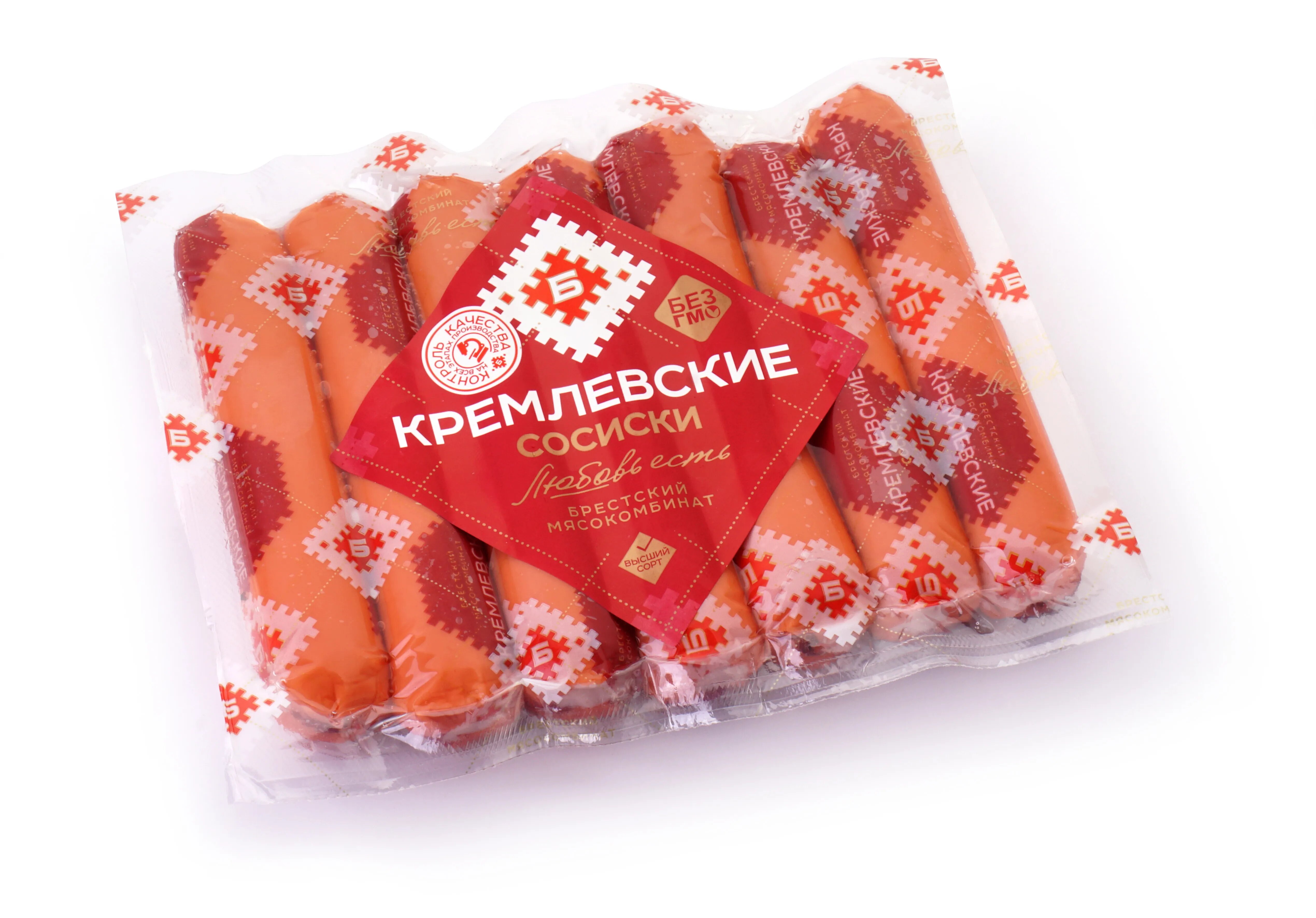 Сосиски "Кремлевские" в вакуумной упаковке